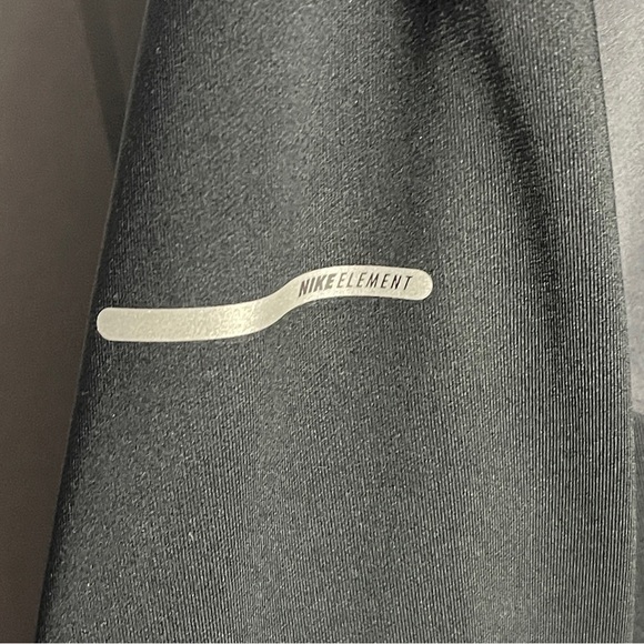 Nike Element Dri-Fit Quarter Zip Pullover Size XL Running Jacket Gray Neon Mens - Picture 4 of 8